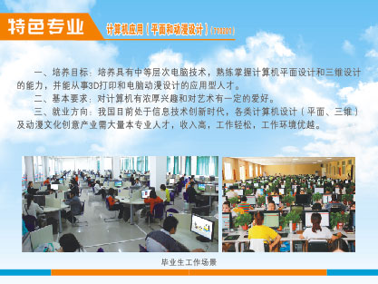 计算机应用（平面和动漫设计）